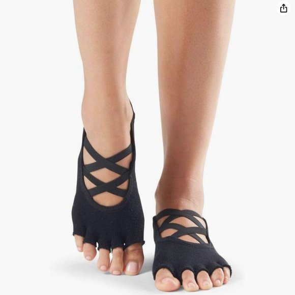NWT Elle Toesox Medium Black - Picture 3 of 5